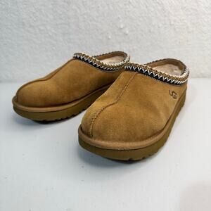 UGG Australia Tasman II Slippers Chestnut Sheepskin Suede Leather Size 10 EUR 41